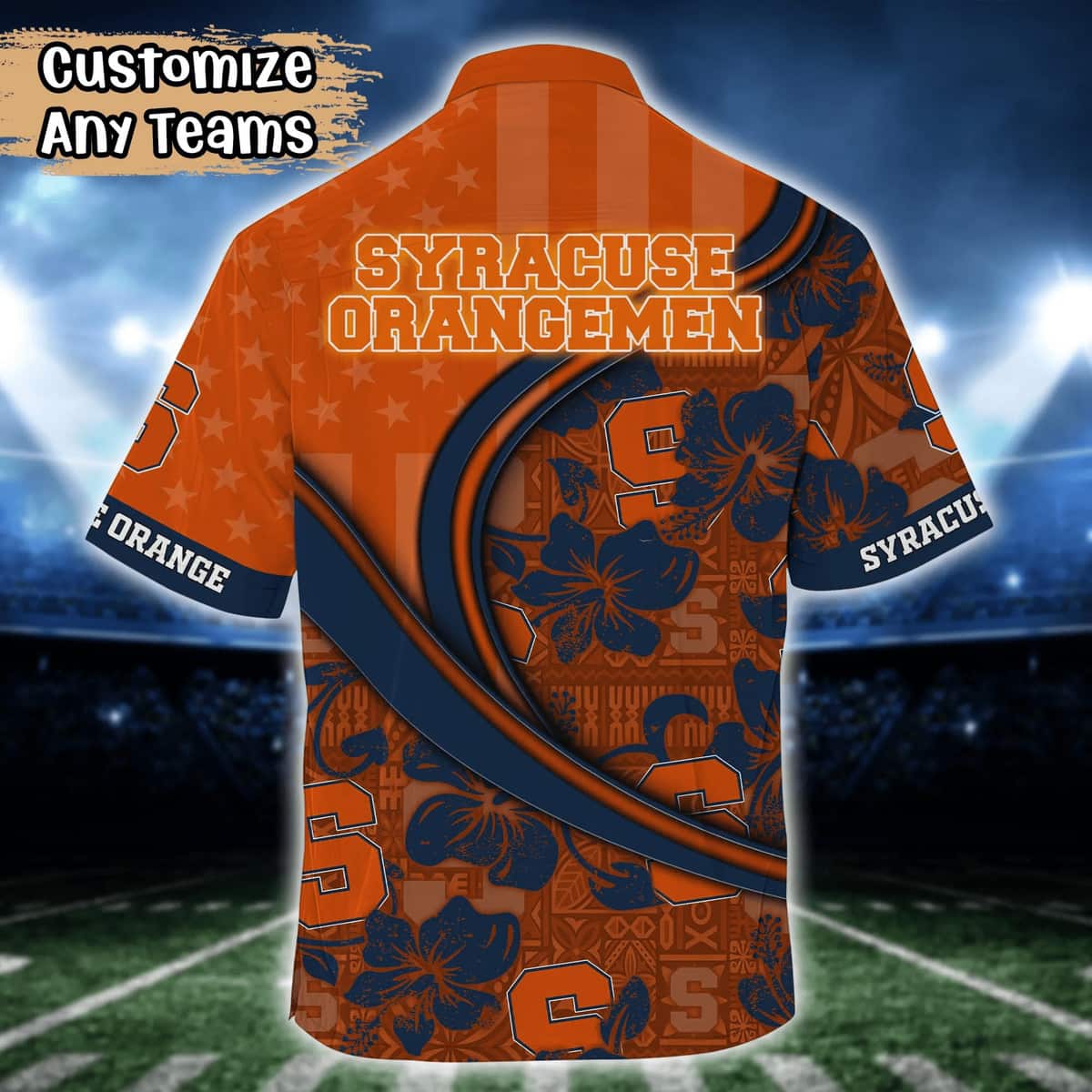 Summer Aloha NCAA Syracuse Orange Hawaiian Shirt Custom Name Beach Lovers Gift Summer Aloha NCAA Syracuse Orange Hawaiian Shirt Custom Name Beach Lovers Gift