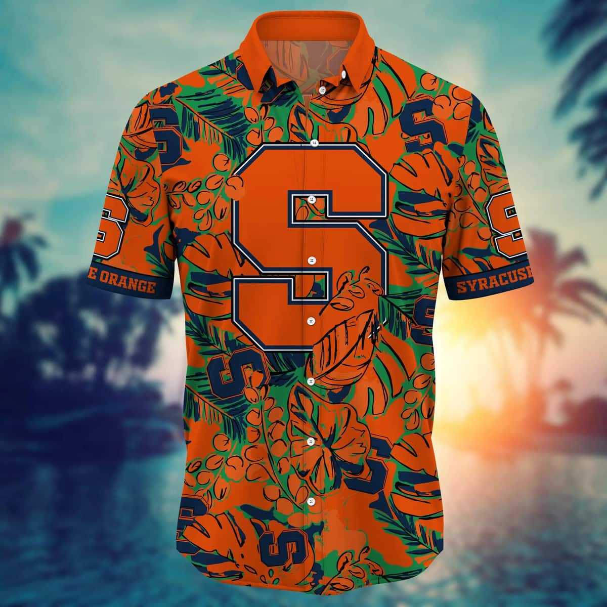 NCAA Syracuse Orange Hawaiian Shirt Gift For Beach Vacation NCAA Syracuse Orange Hawaiian Shirt Gift For Beach Vacation