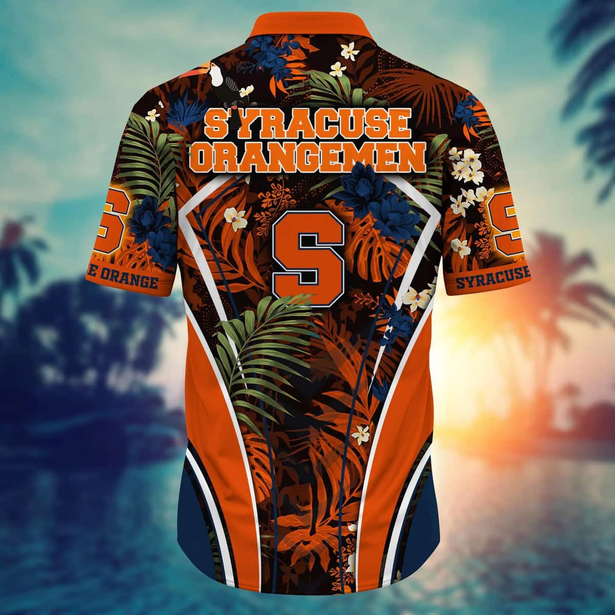 Summer Aloha NCAA Syracuse Orange Hawaiian Shirt Tropical Palm Leaves Beach Lovers Gift Summer Aloha NCAA Syracuse Orange Hawaiian Shirt Tropical Palm Leaves Beach Lovers Gift