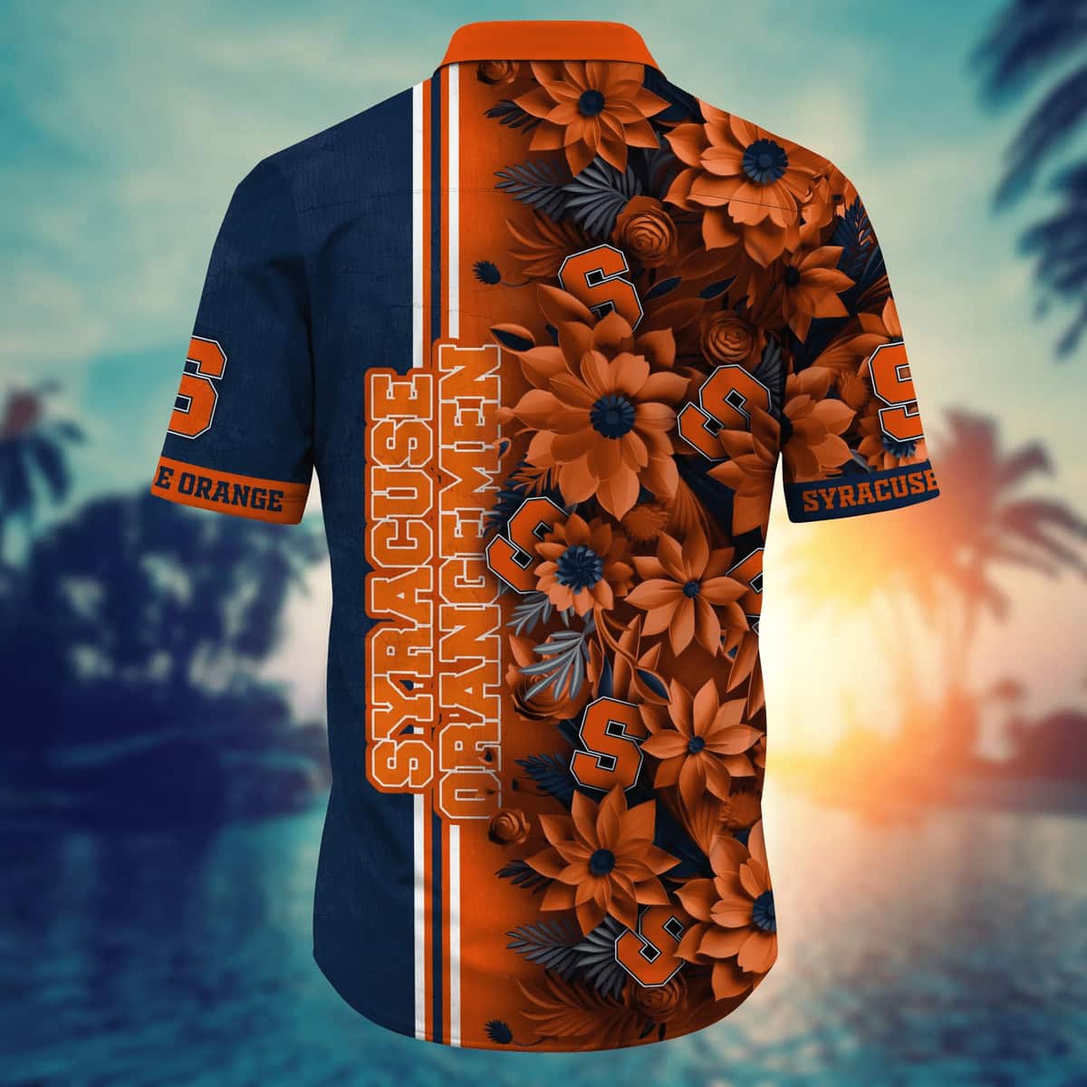 Floral Aloha NCAA Syracuse Orange Hawaiian Shirt Gift For Beach Vacation Floral Aloha NCAA Syracuse Orange Hawaiian Shirt Gift For Beach Vacation