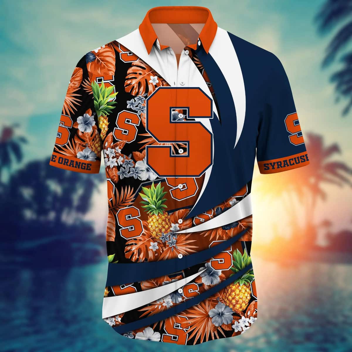 Summer Aloha NCAA Syracuse Orange Hawaiian Shirt Beach Lovers Gift Summer Aloha NCAA Syracuse Orange Hawaiian Shirt Beach Lovers Gift