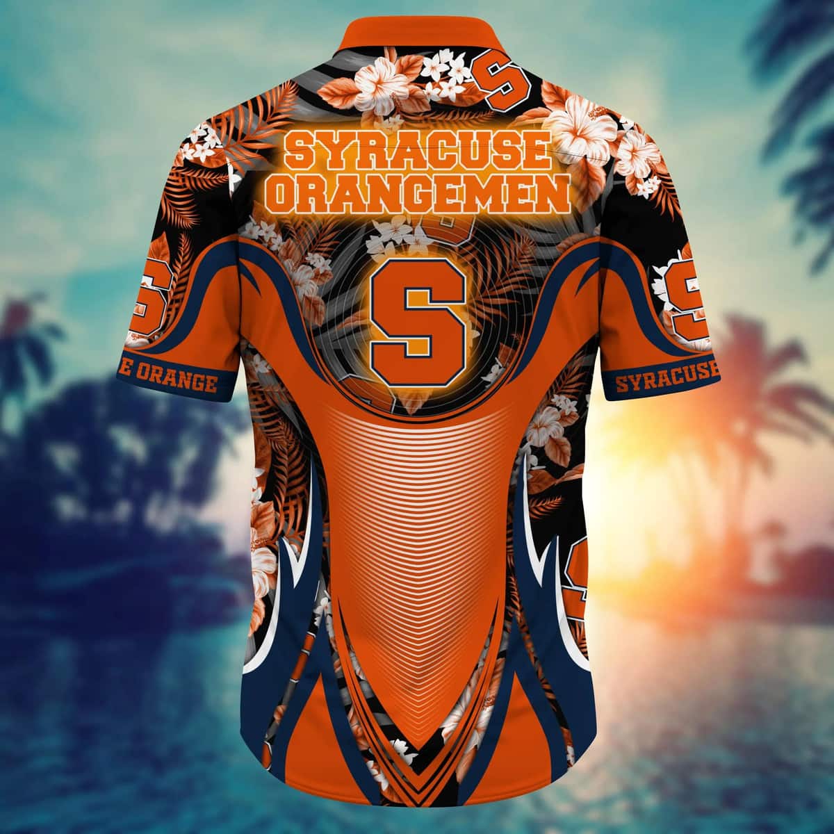 NCAA Syracuse Orange Hawaiian Shirt Beach Lovers Gift NCAA Syracuse Orange Hawaiian Shirt Beach Lovers Gift
