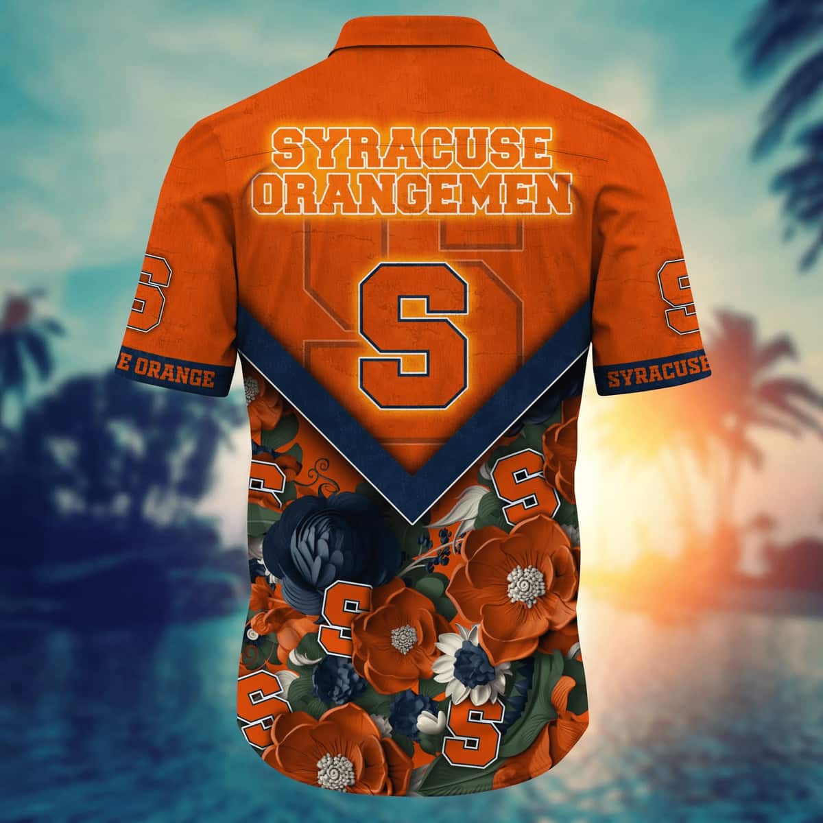 Floral Aloha NCAA Syracuse Orange Hawaiian Shirt Beach Gift For Friend Floral Aloha NCAA Syracuse Orange Hawaiian Shirt Beach Gift For Friend