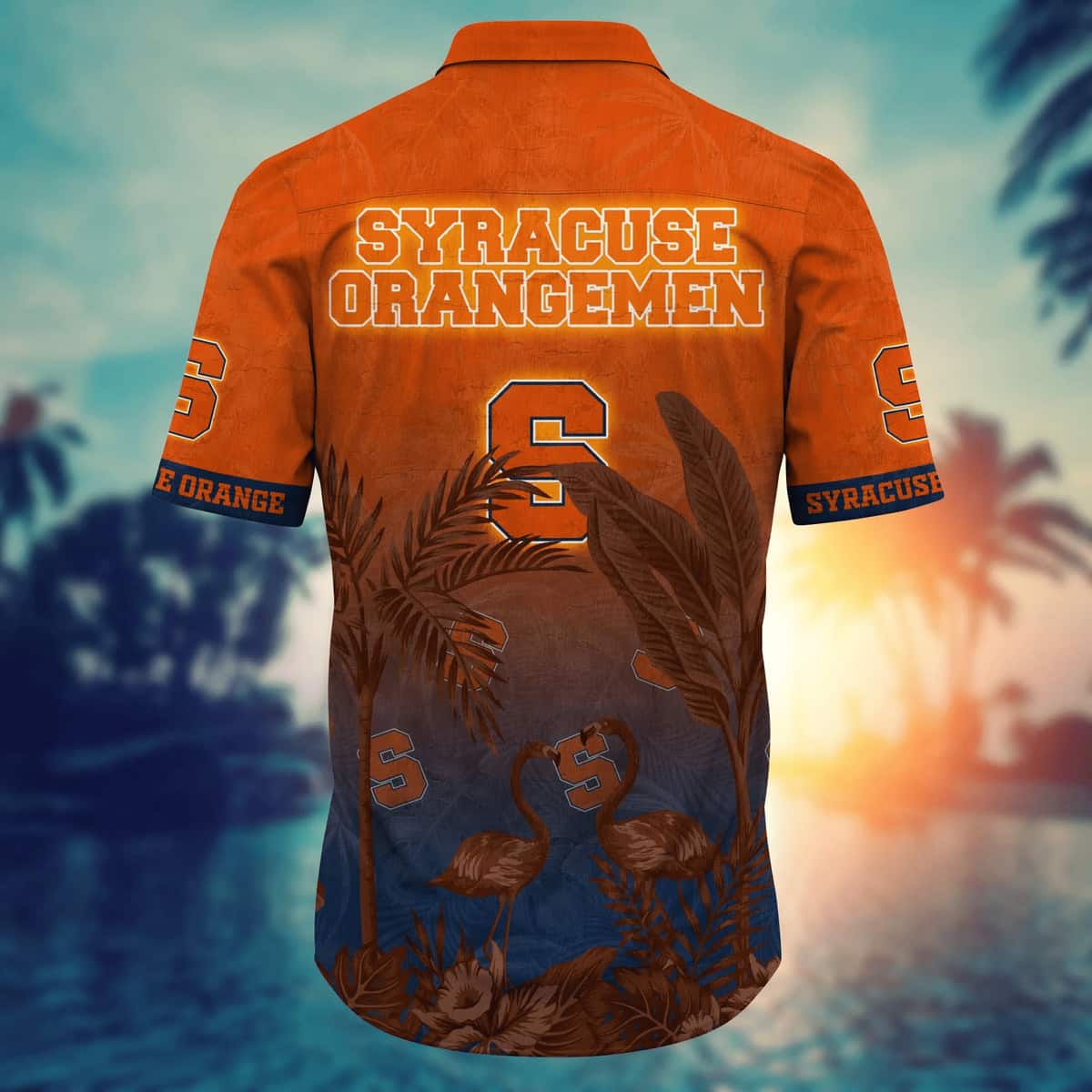 NCAA Syracuse Orange Hawaiian Shirt Practical Beach Gift NCAA Syracuse Orange Hawaiian Shirt Practical Beach Gift