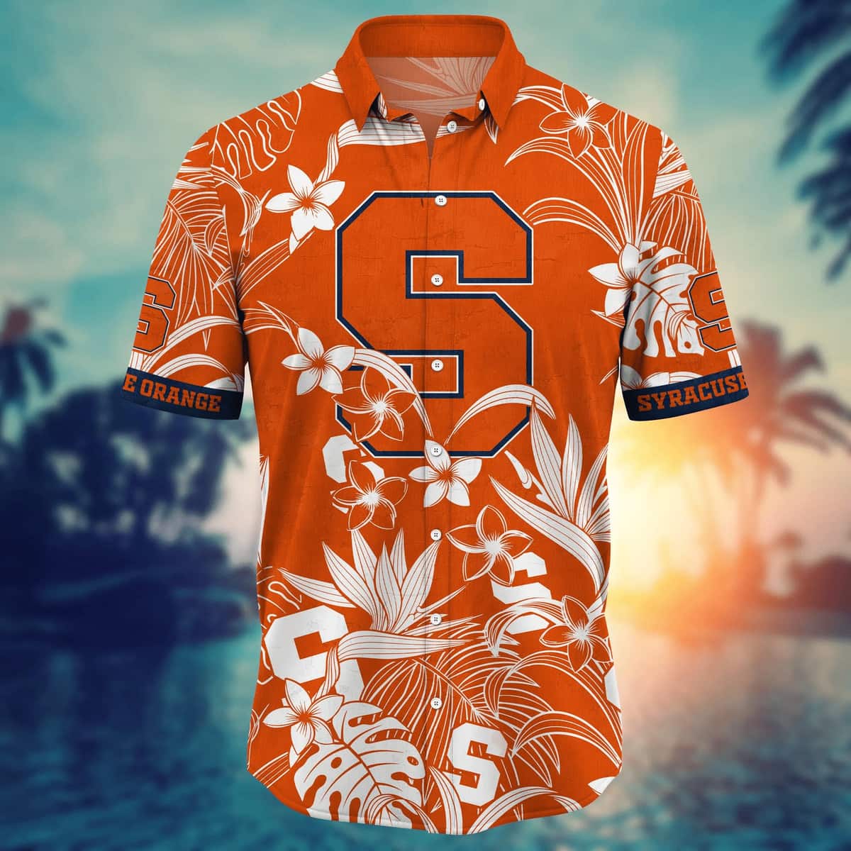 NCAA Syracuse Orange Hawaiian Shirt Aloha Beach Gift For Friend NCAA Syracuse Orange Hawaiian Shirt Aloha Beach Gift For Friend