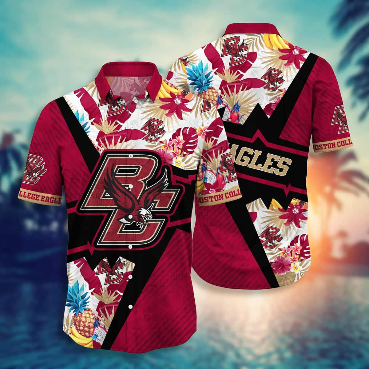 NCAA Boston College Eagles Hawaiian Shirt Gift For Beach Lovers