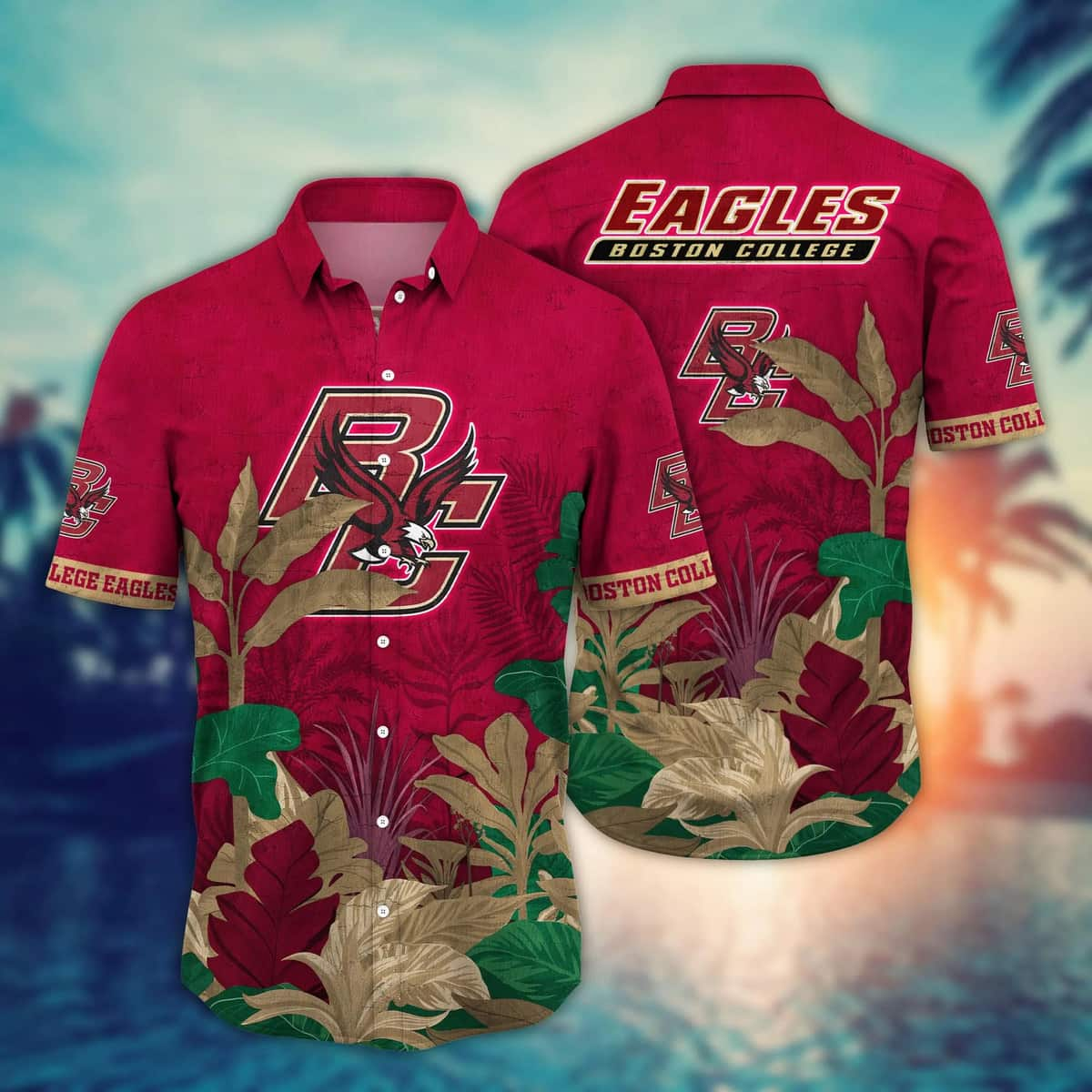 NCAA Boston College Eagles Hawaiian Shirt Beach Lovers Gift