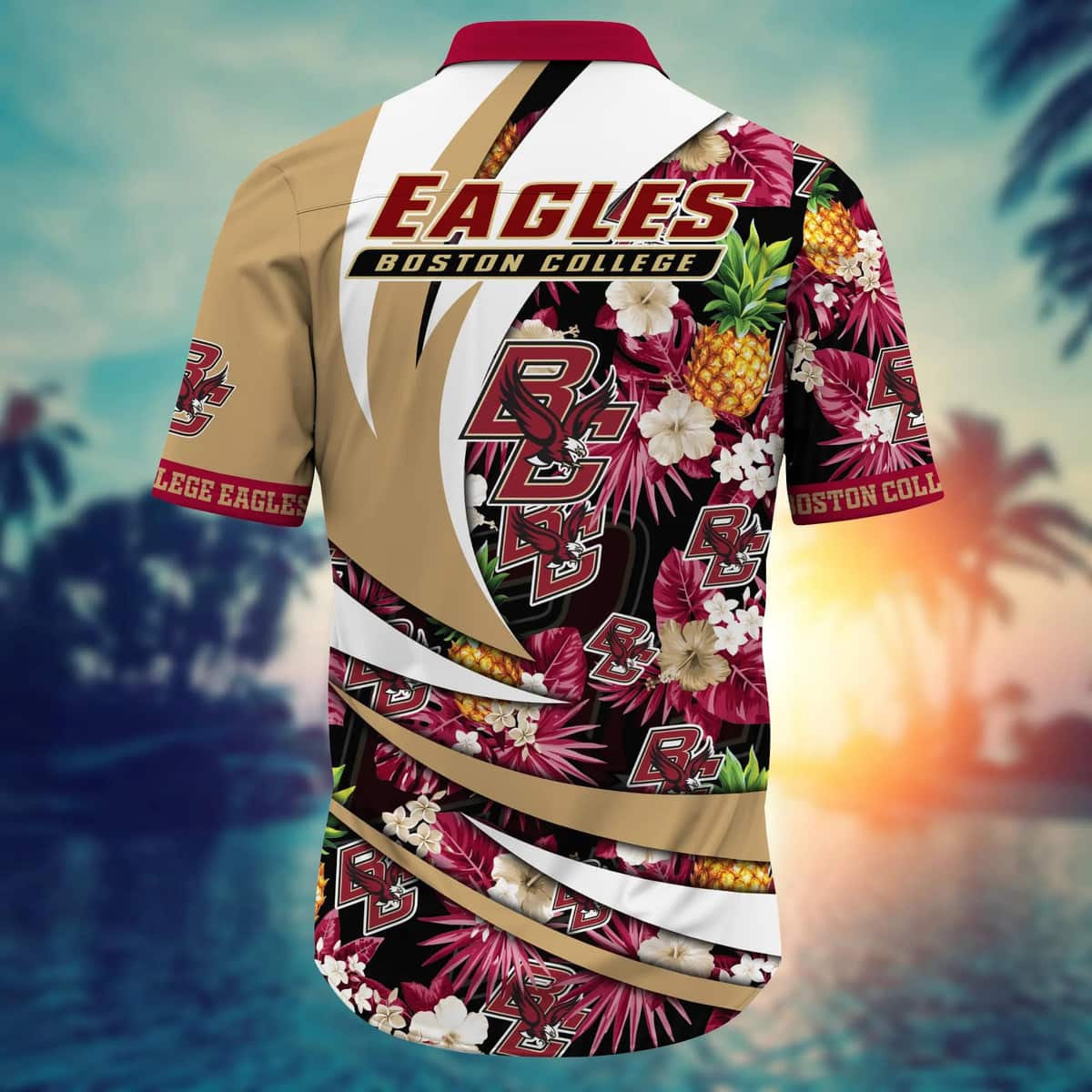 NCAA Boston College Eagles Hawaiian Shirt Gift For Beach Holiday NCAA Boston College Eagles Hawaiian Shirt Gift For Beach Holiday