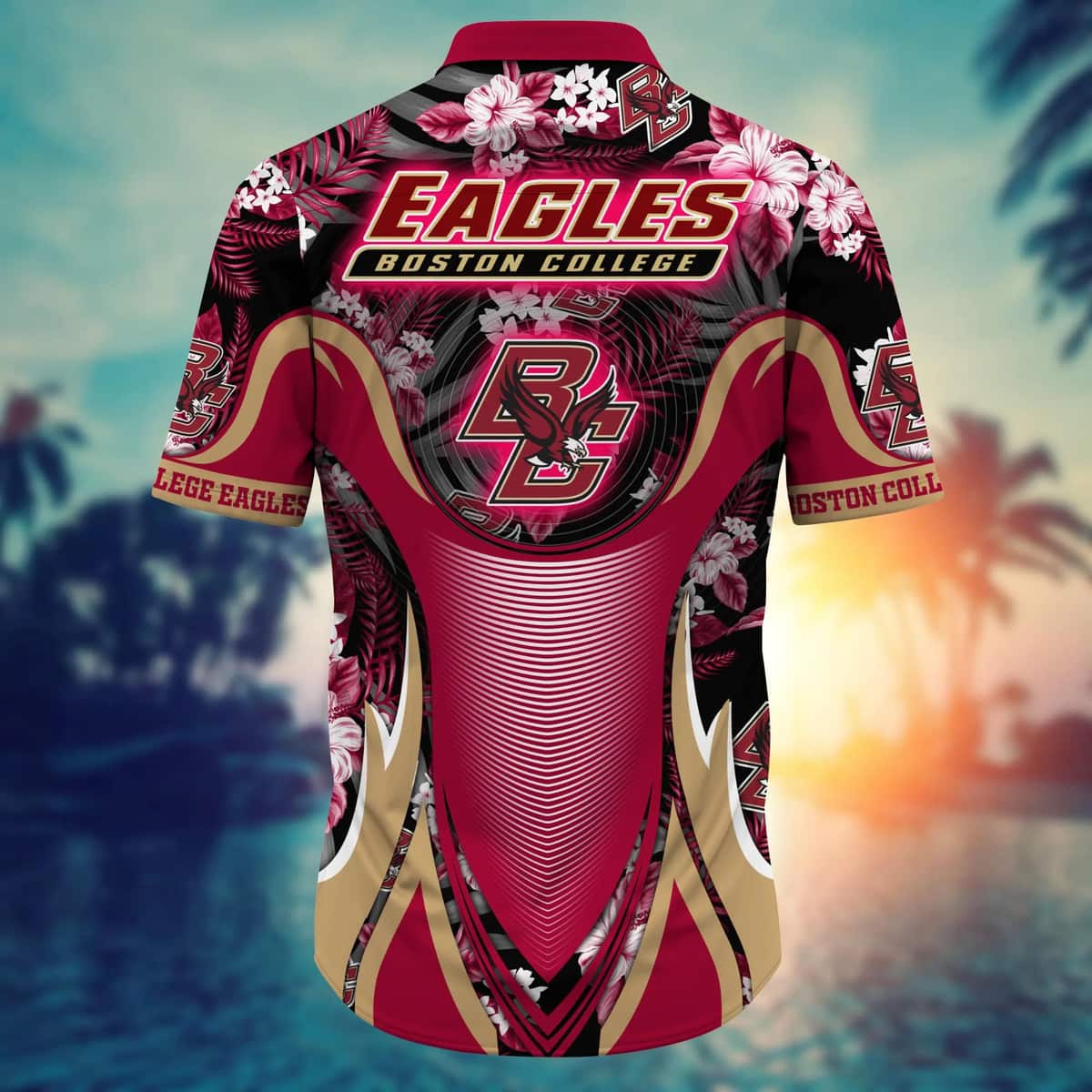 NCAA Boston College Eagles Hawaiian Shirt Summer Holiday Gift NCAA Boston College Eagles Hawaiian Shirt Summer Holiday Gift