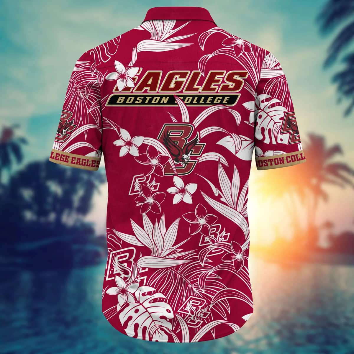 NCAA Boston College Eagles Hawaiian Shirt Summer Vacation Gift NCAA Boston College Eagles Hawaiian Shirt Summer Vacation Gift