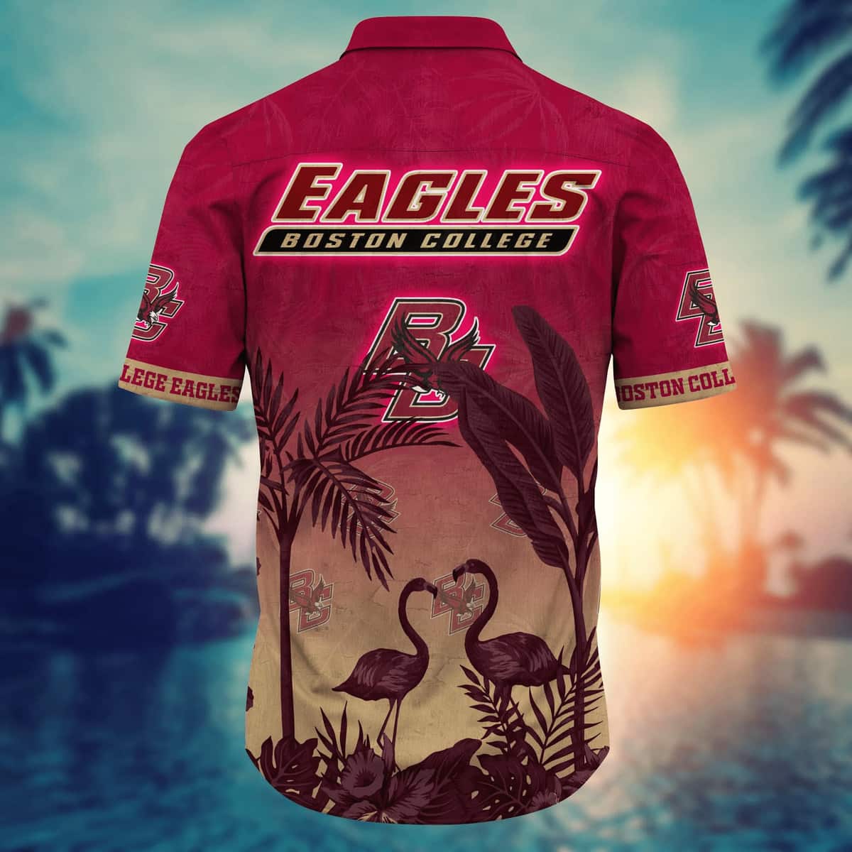 NCAA Boston College Eagles Hawaiian Shirt Practical Beach Gift NCAA Boston College Eagles Hawaiian Shirt Practical Beach Gift