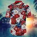 Floral Aloha NCAA Cornell Big Red Hawaiian Shirt Independence Day Gift For Beach Lovers