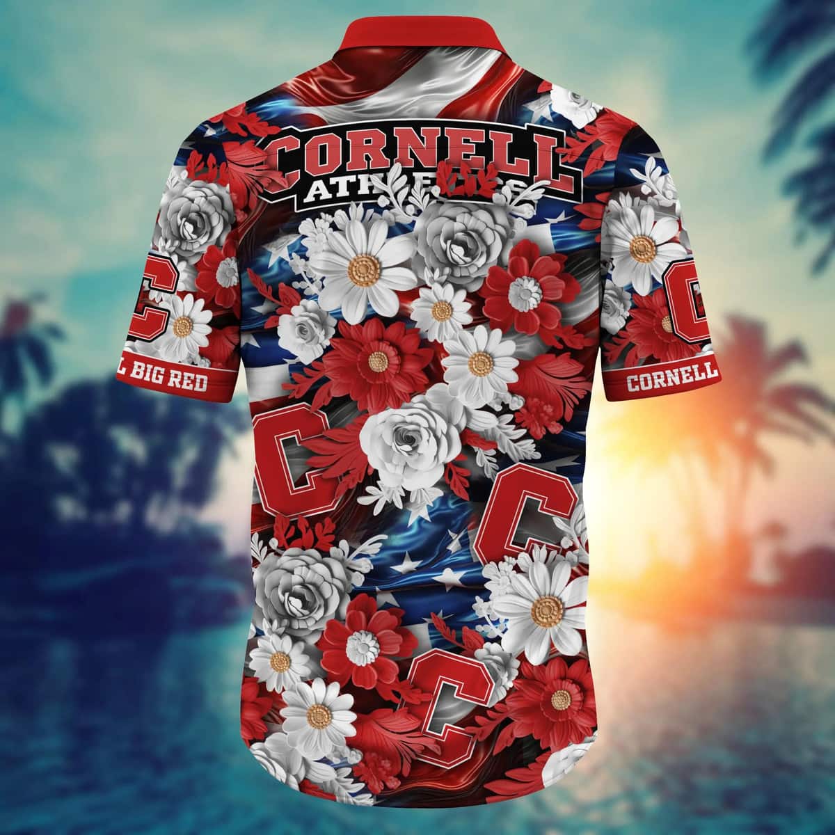 Floral Aloha NCAA Cornell Big Red Hawaiian Shirt Independence Day Gift For Beach Lovers Floral Aloha NCAA Cornell Big Red Hawaiian Shirt Independence Day Gift For Beach Lovers