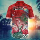 Summer Aloha NCAA Cornell Big Red Hawaiian Shirt Pink Flamingo And Palm Leaves Summer Aloha NCAA Cornell Big Red Hawaiian Shirt Pink Flamingo And Palm Leaves