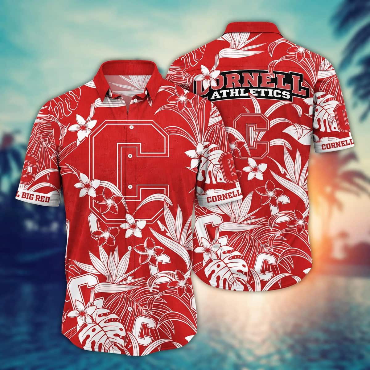 NCAA Cornell Big Red Hawaiian Shirt Summer Gift For Friend