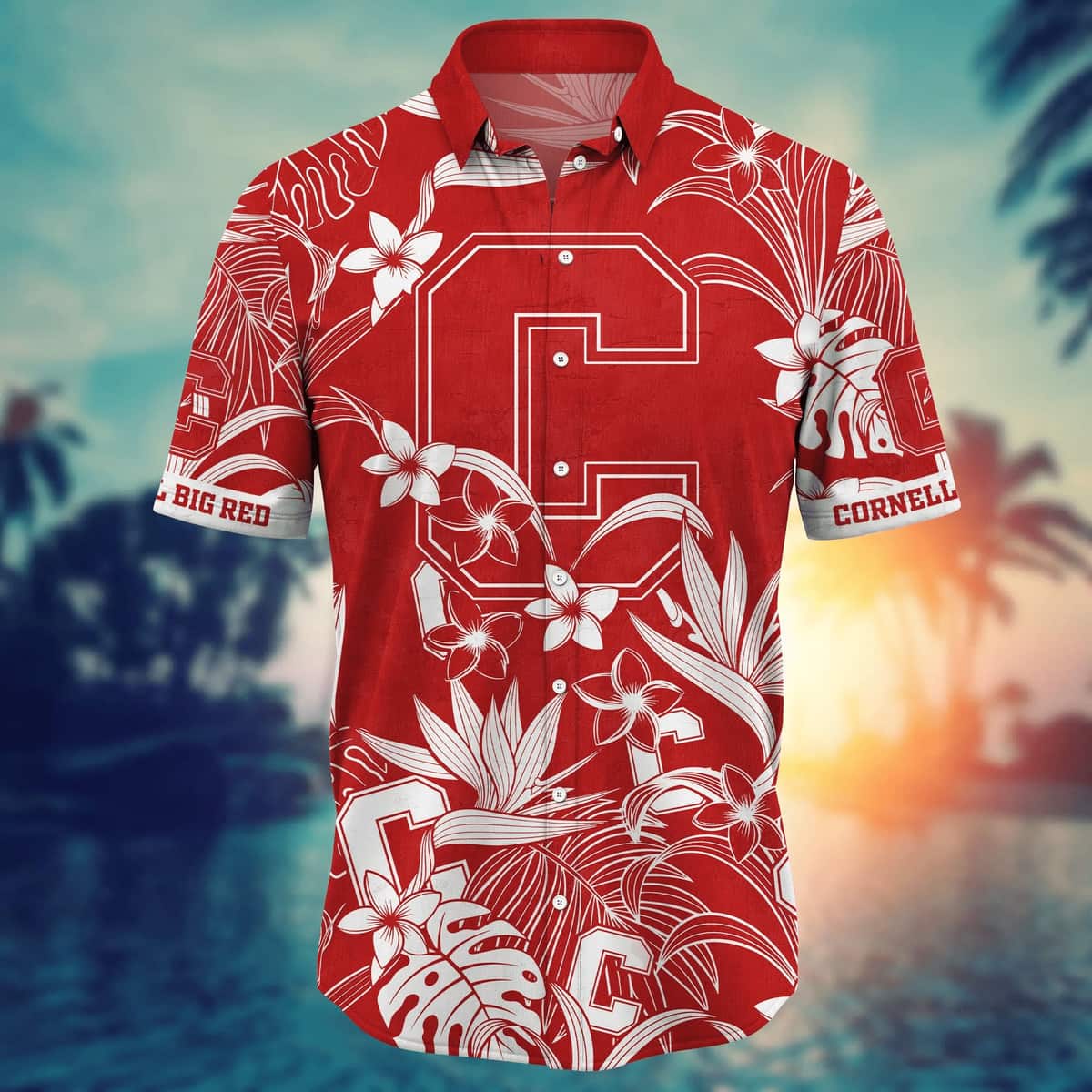 NCAA Cornell Big Red Hawaiian Shirt Summer Gift For Friend NCAA Cornell Big Red Hawaiian Shirt Summer Gift For Friend
