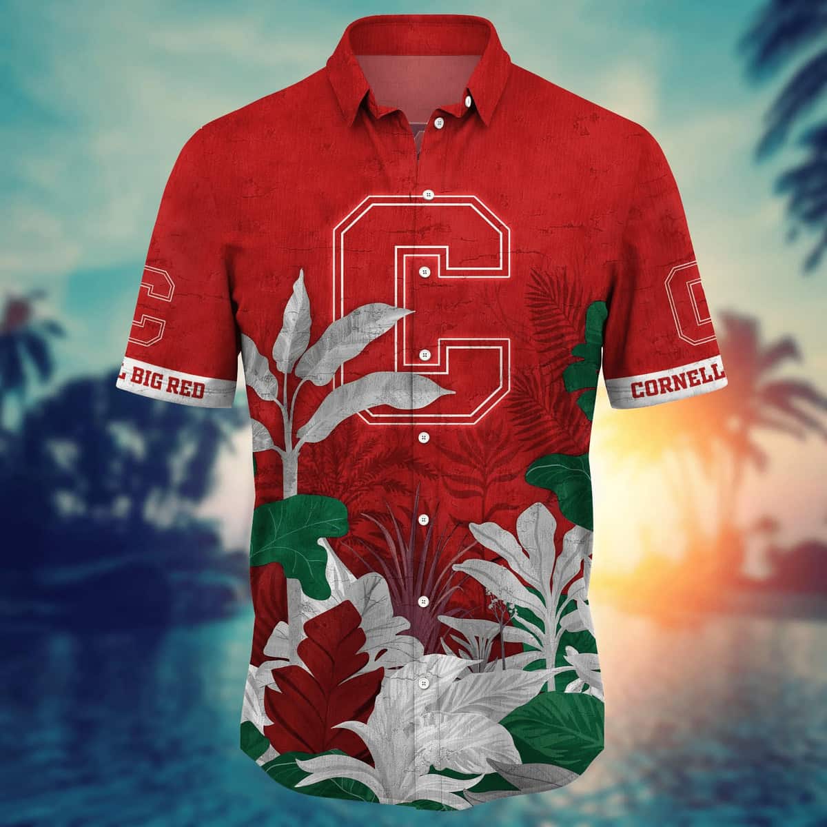 NCAA Cornell Big Red Hawaiian Shirt Summer Gift For Friends NCAA Cornell Big Red Hawaiian Shirt Summer Gift For Friends