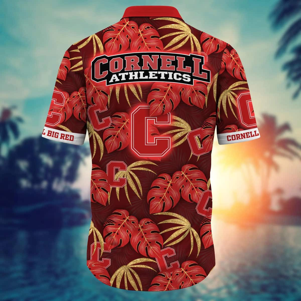 NCAA Cornell Big Red Hawaiian Shirt Gift For Beach Holiday NCAA Cornell Big Red Hawaiian Shirt Gift For Beach Holiday