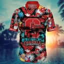 Summer Aloha NCAA Cornell Big Red Hawaiian Shirt Tropical Fruit Pattern Practical Beach Gift