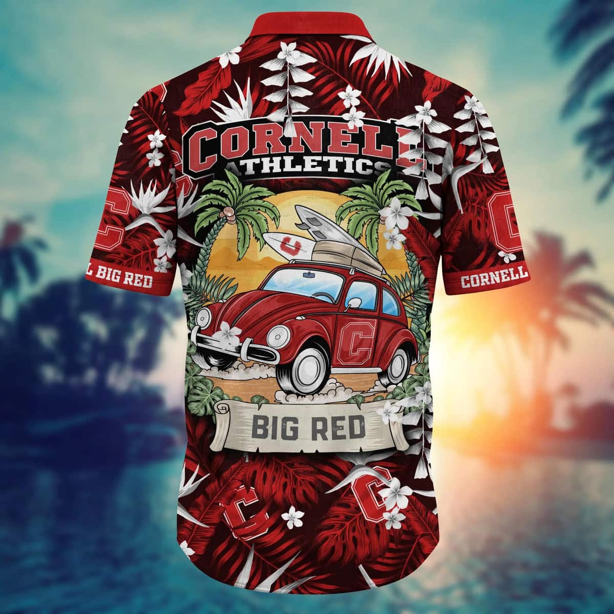 Aloha NCAA Cornell Big Red Hawaiian Shirt Summer Vacation Gift Aloha NCAA Cornell Big Red Hawaiian Shirt Summer Vacation Gift
