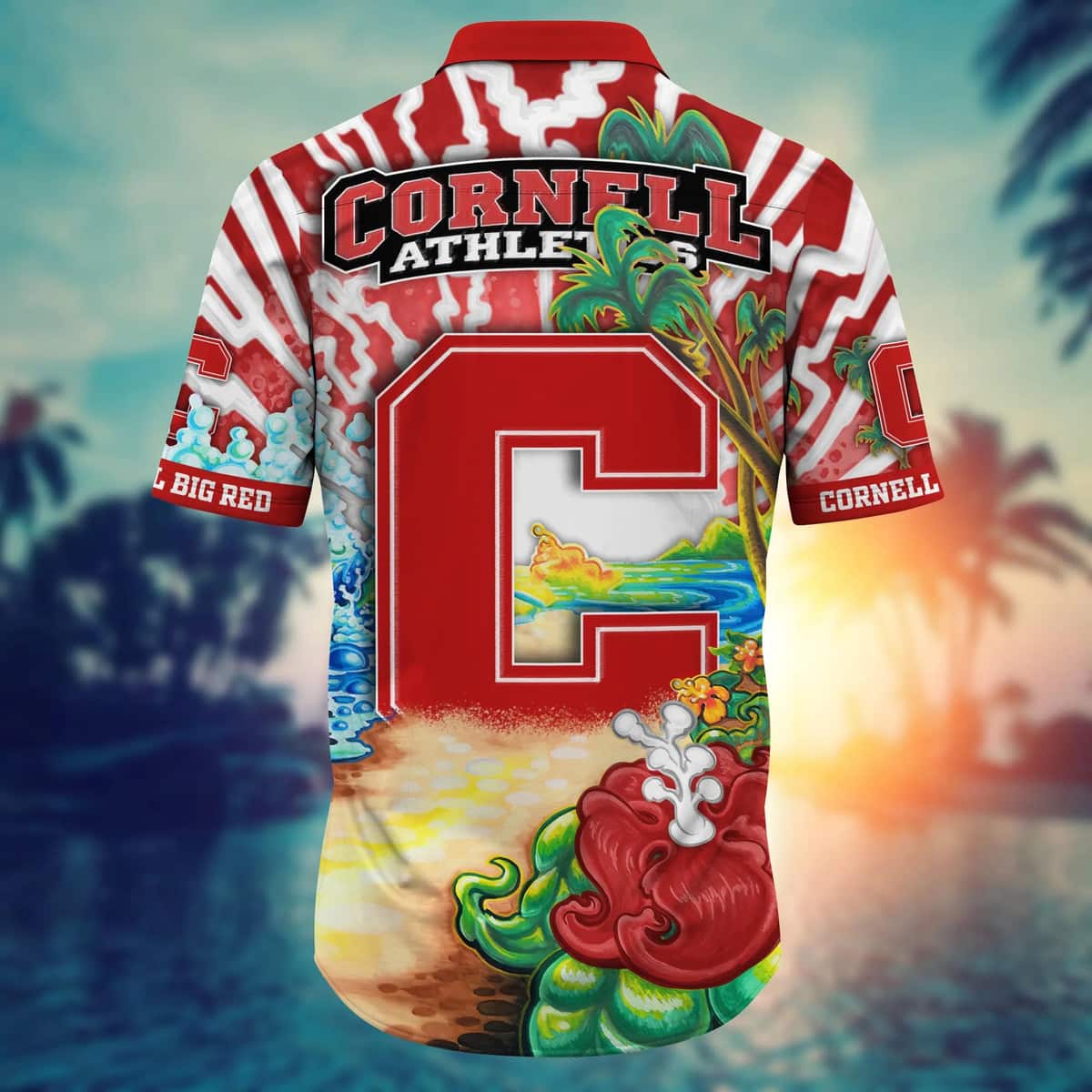 Summer Aloha NCAA Cornell Big Red Hawaiian Shirt Beach Gift For Him Summer Aloha NCAA Cornell Big Red Hawaiian Shirt Beach Gift For Him
