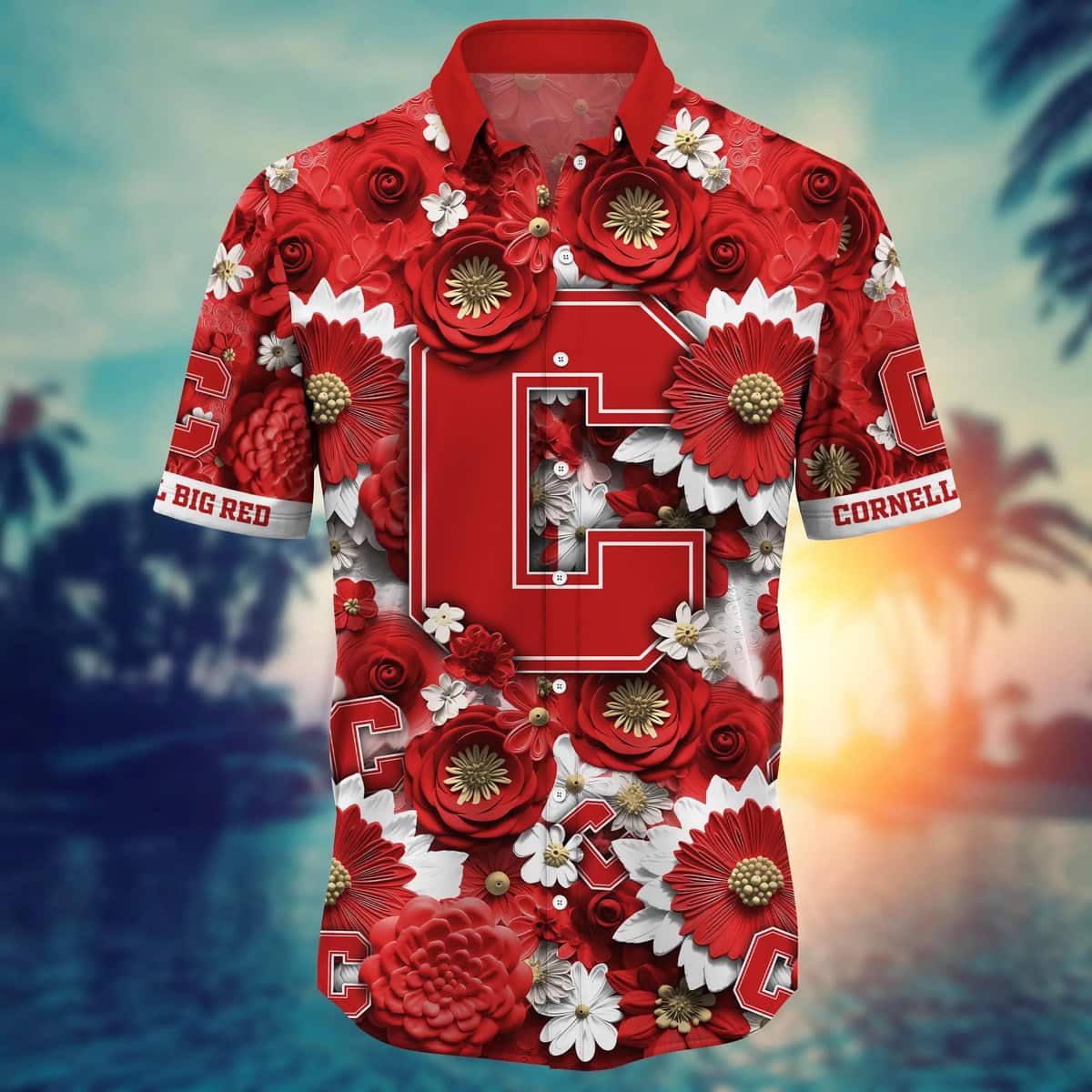 Floral Aloha NCAA Cornell Big Red Hawaiian Shirt Trendy Summer Gift Floral Aloha NCAA Cornell Big Red Hawaiian Shirt Trendy Summer Gift