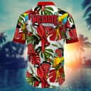 NCAA NC State Wolfpack Hawaiian Shirt Birds And Palm Leaves Gift For Beach Holiday NCAA NC State Wolfpack Hawaiian Shirt Birds And Palm Leaves Gift For Beach Holiday