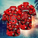 Floral Aloha NCAA NC State Wolfpack Hawaiian Shirt Gift For Beach Trip Floral Aloha NCAA NC State Wolfpack Hawaiian Shirt Gift For Beach Trip