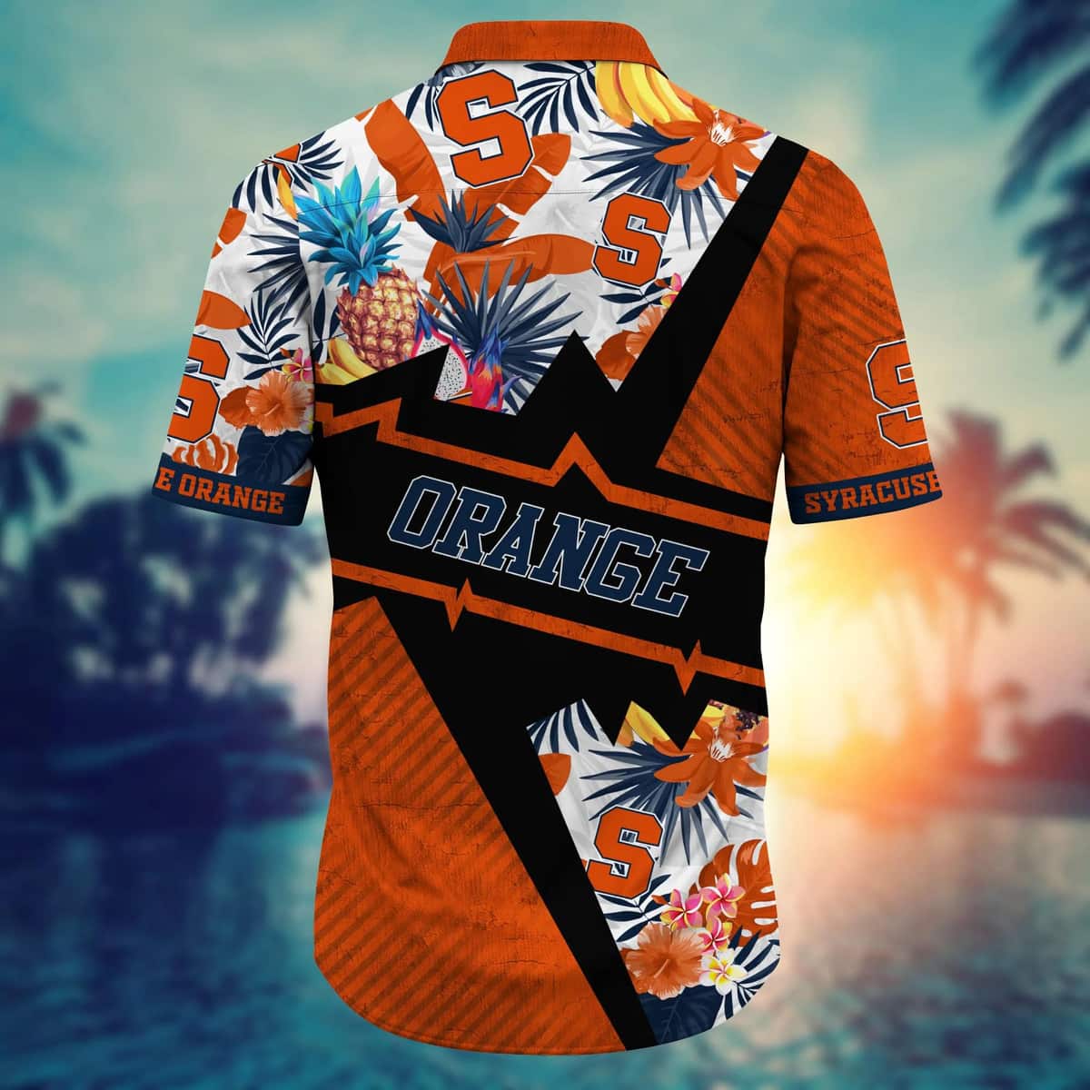 Syracuse Orange NCAA Hawaiian Shirt Gift For Beach Lovers Syracuse Orange NCAA Hawaiian Shirt Gift For Beach Lovers