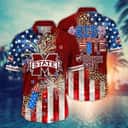 NCAA Mississippi State Bulldogs Hawaiian Shirt Fireworks Independence Day Beach Lovers Gift NCAA Mississippi State Bulldogs Hawaiian Shirt Fireworks Independence Day Beach Lovers Gift