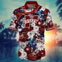 Floral Aloha NCAA Mississippi State Bulldogs Hawaiian Shirt Independence Day Floral Aloha NCAA Mississippi State Bulldogs Hawaiian Shirt Independence Day