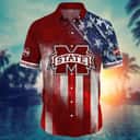 NCAA Mississippi State Bulldogs Hawaiian Shirt Independence Day Happy 4th Of July