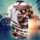 Summer Aloha NCAA Mississippi State Bulldogs Hawaiian Shirt Pineapple Pattern