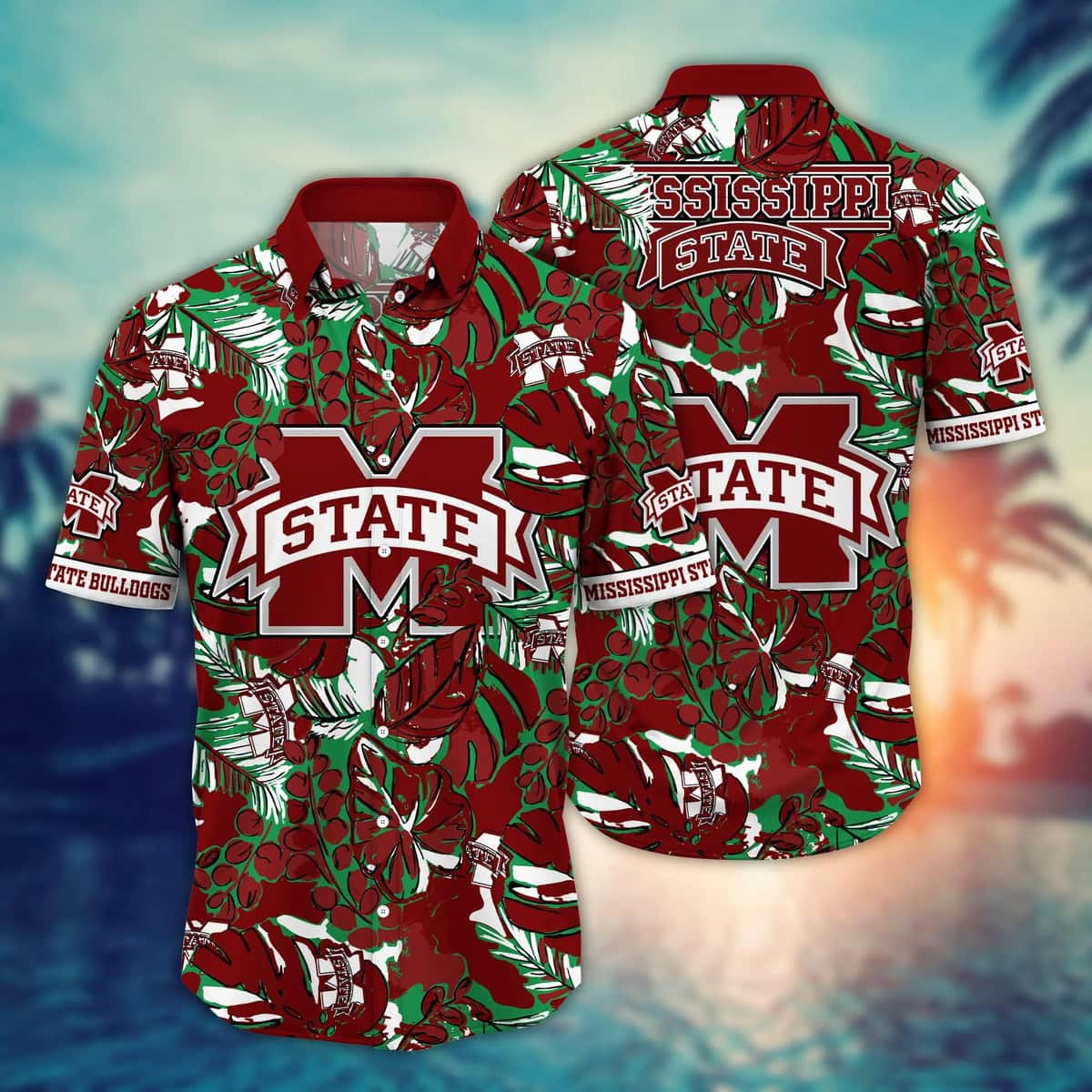 Summer Aloha NCAA Mississippi State Bulldogs Hawaiian Shirt Beach Gift For Friend Summer Aloha NCAA Mississippi State Bulldogs Hawaiian Shirt Beach Gift For Friend
