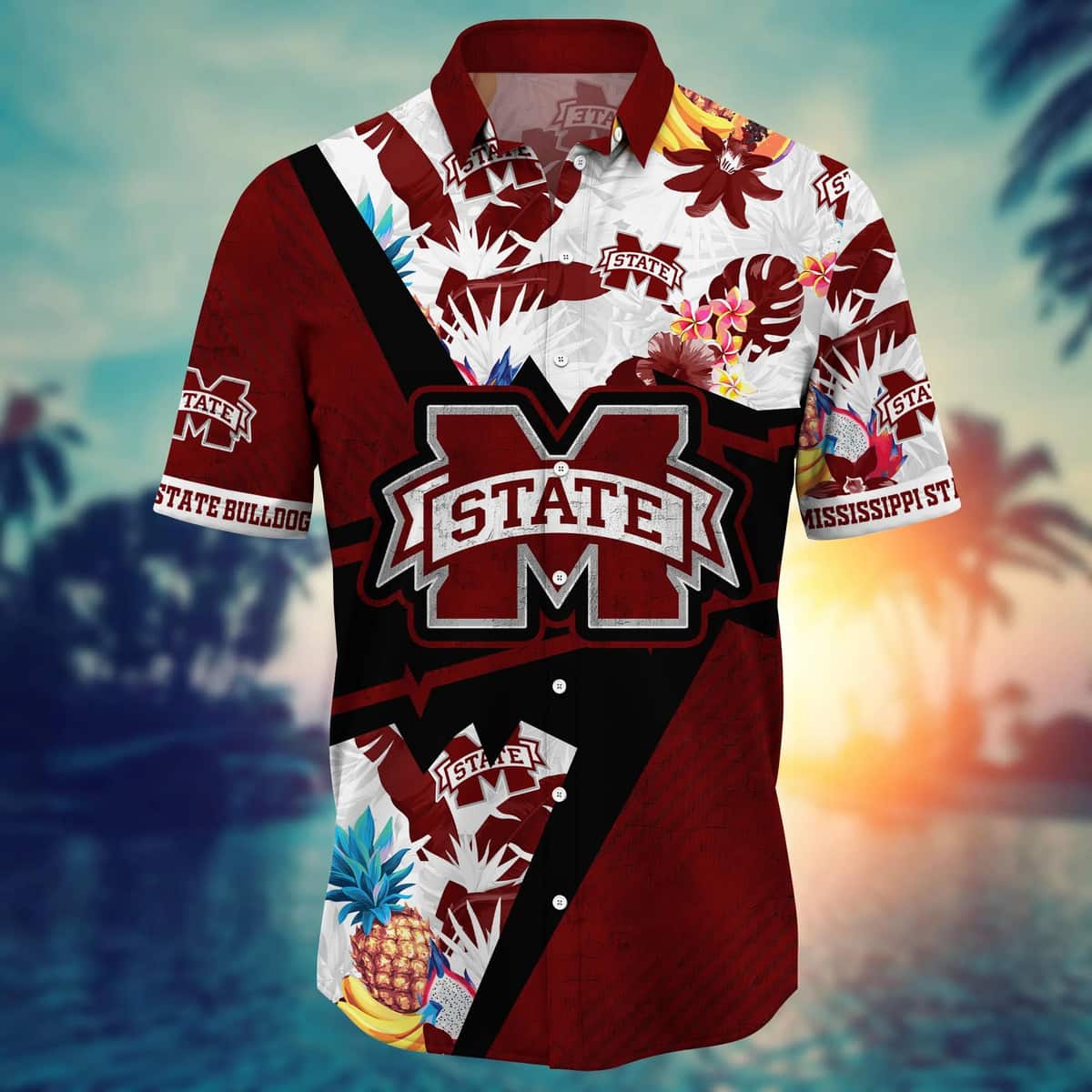 NCAA Mississippi State Bulldogs Hawaiian Shirt Gift For Beach Trip