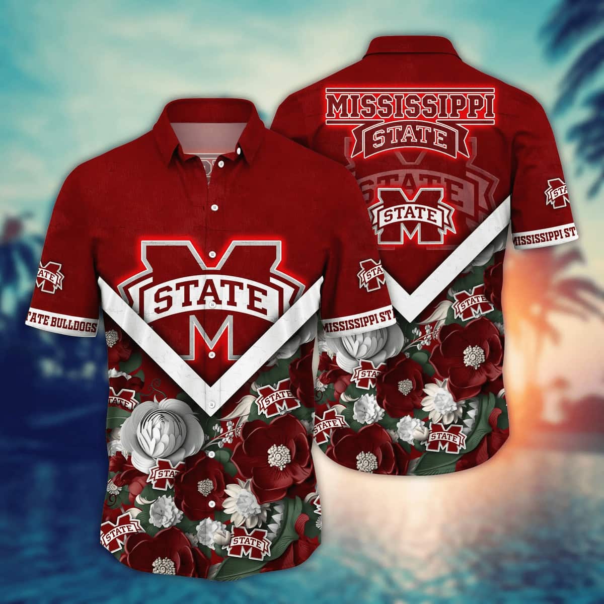 NCAA Mississippi State Bulldogs Hawaiian Shirt For Summer Lovers NCAA Mississippi State Bulldogs Hawaiian Shirt For Summer Lovers