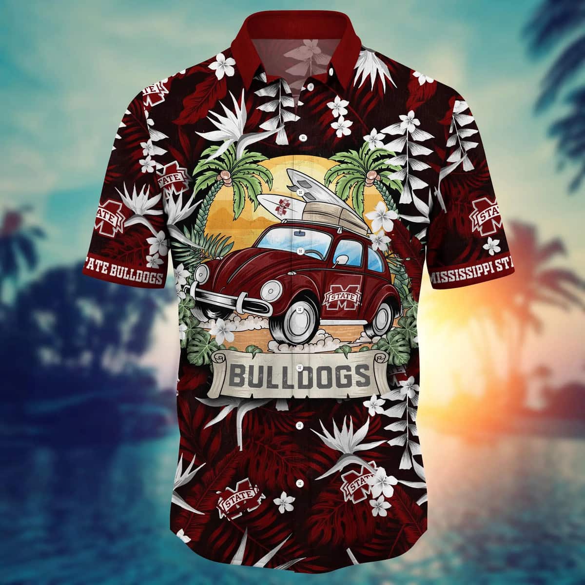 Summer Aloha NCAA Mississippi State Bulldogs Hawaiian Shirt Beach Gift For Him