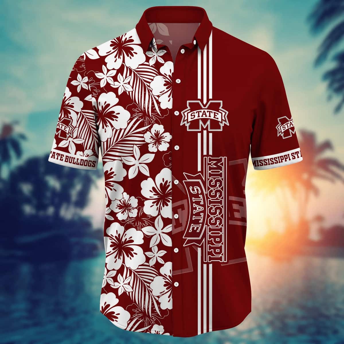 NCAA Mississippi State Bulldogs Hawaiian Shirt Trendy Summer Gift NCAA Mississippi State Bulldogs Hawaiian Shirt Trendy Summer Gift
