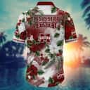 Floral Aloha NCAA Mississippi State Bulldogs Hawaiian Shirt Hibiscus Flowers Pattern
