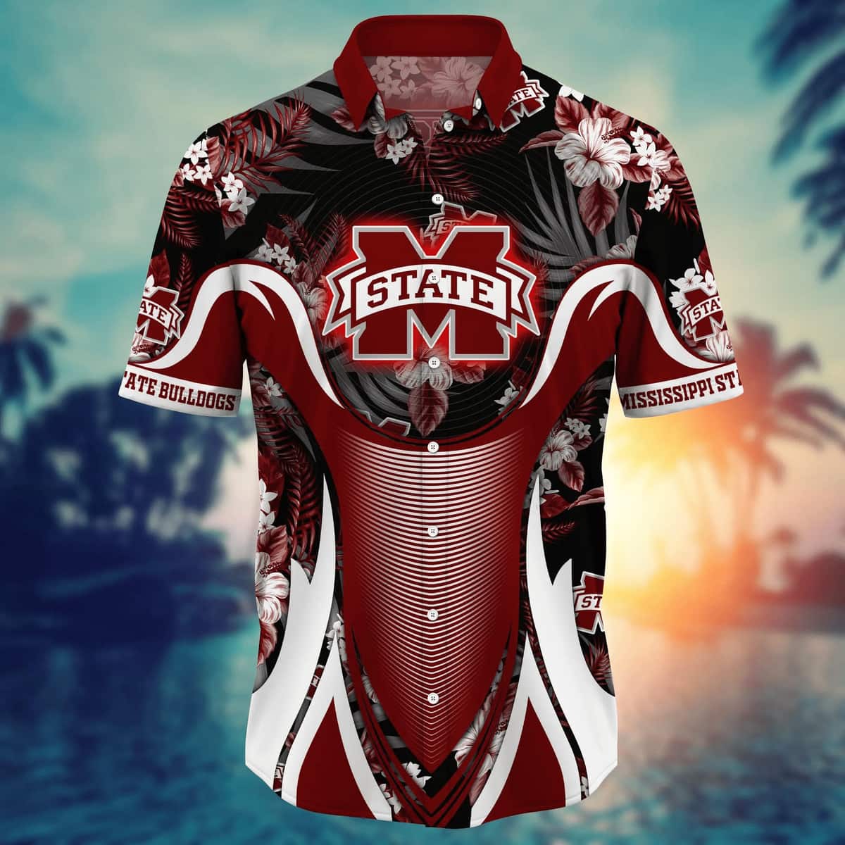 Tropical Aloha NCAA Mississippi State Bulldogs Hawaiian Shirt Gift For Summer Holiday