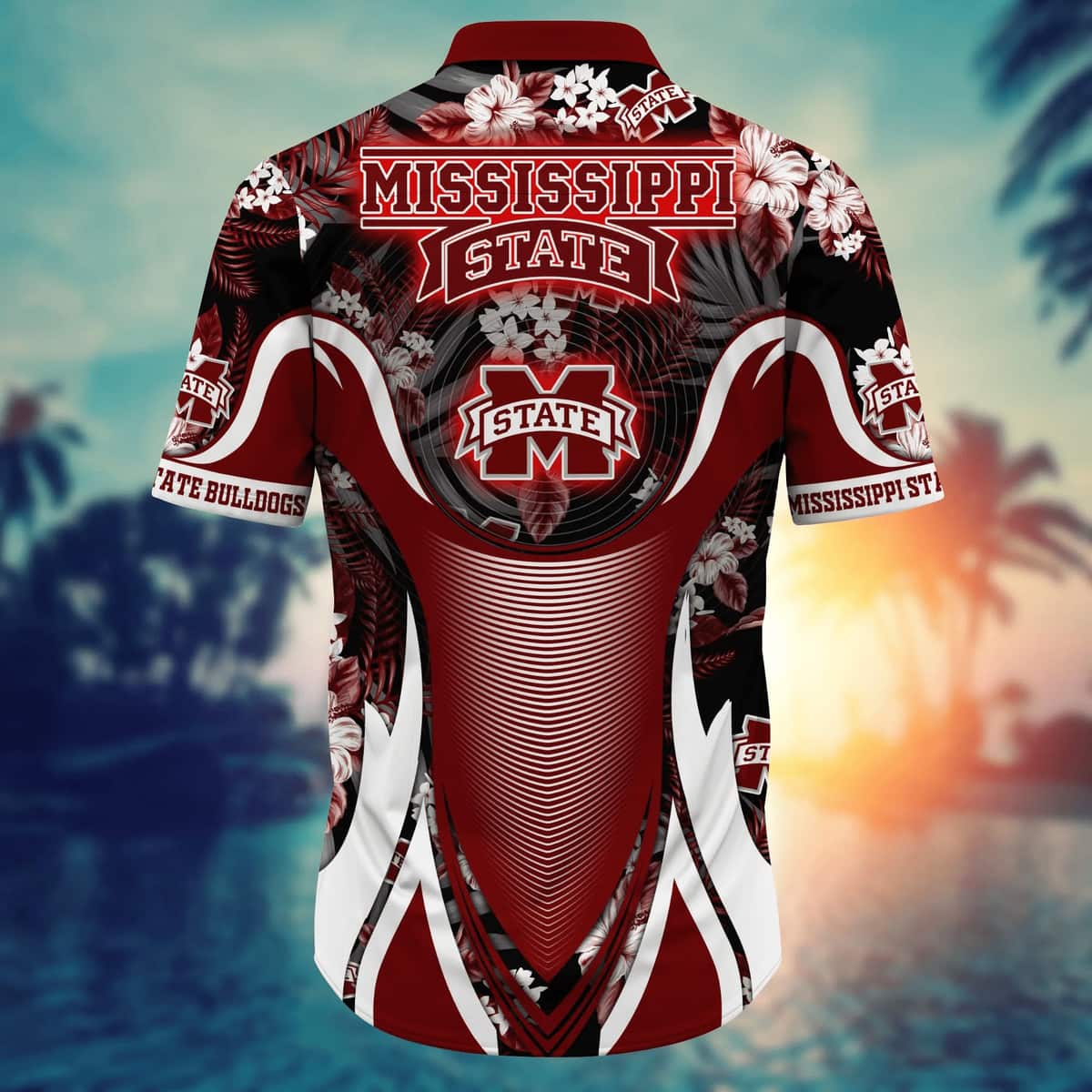 Tropical Aloha NCAA Mississippi State Bulldogs Hawaiian Shirt Gift For Summer Holiday Tropical Aloha NCAA Mississippi State Bulldogs Hawaiian Shirt Gift For Summer Holiday