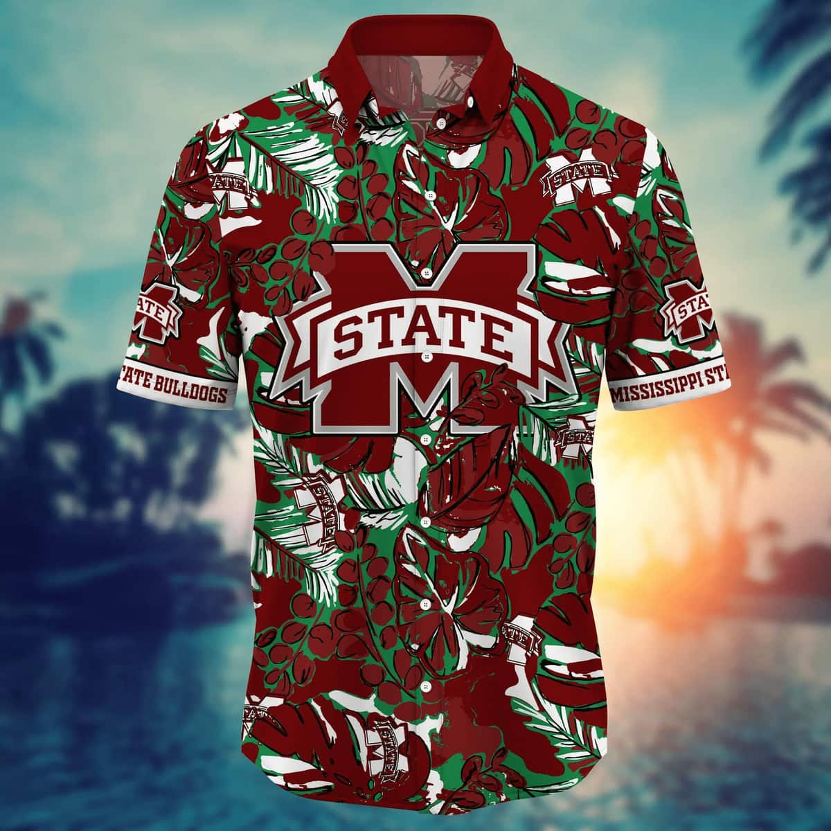 Tropical Aloha NCAA Mississippi State Bulldogs Hawaiian Shirt Practical Beach Gift