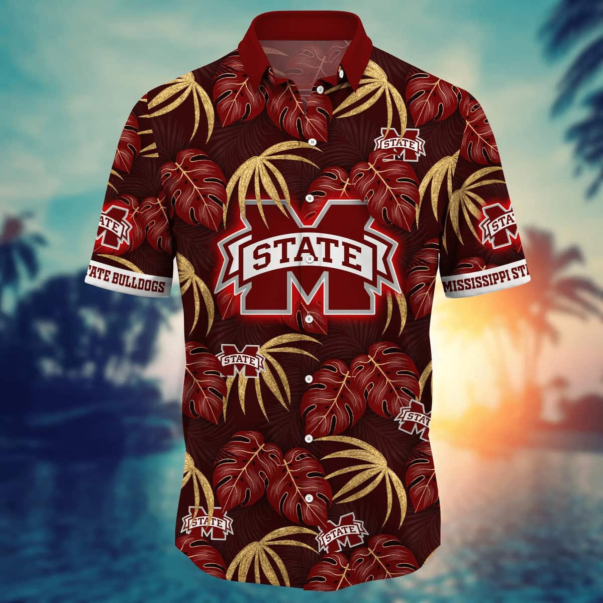 NCAA Mississippi State Bulldogs Hawaiian Shirt Beach Lovers Gift Summer Holiday Gift