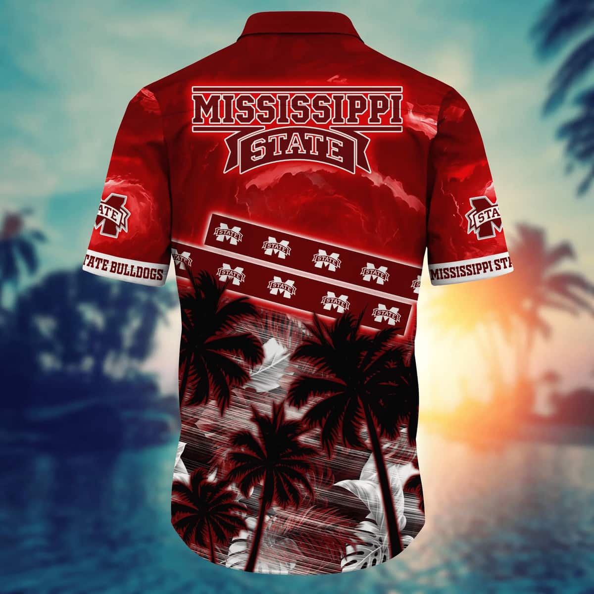 Vintage Aloha NCAA Mississippi State Bulldogs Hawaiian Shirt Beach Gift For Friend Vintage Aloha NCAA Mississippi State Bulldogs Hawaiian Shirt Beach Gift For Friend