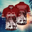 Vintage Aloha NCAA Mississippi State Bulldogs Hawaiian Shirt Trendy Summer Gift