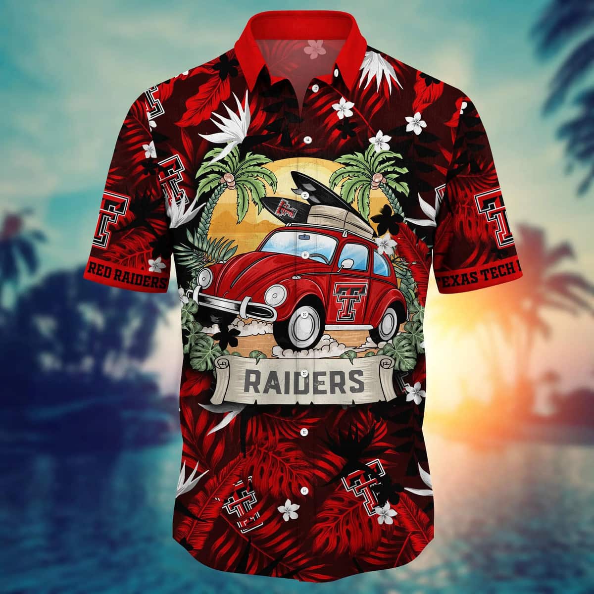 Texas Tech Red Raiders NCAA Hawaiian Shirt Gift For Beach Vacation Texas Tech Red Raiders NCAA Hawaiian Shirt Gift For Beach Vacation