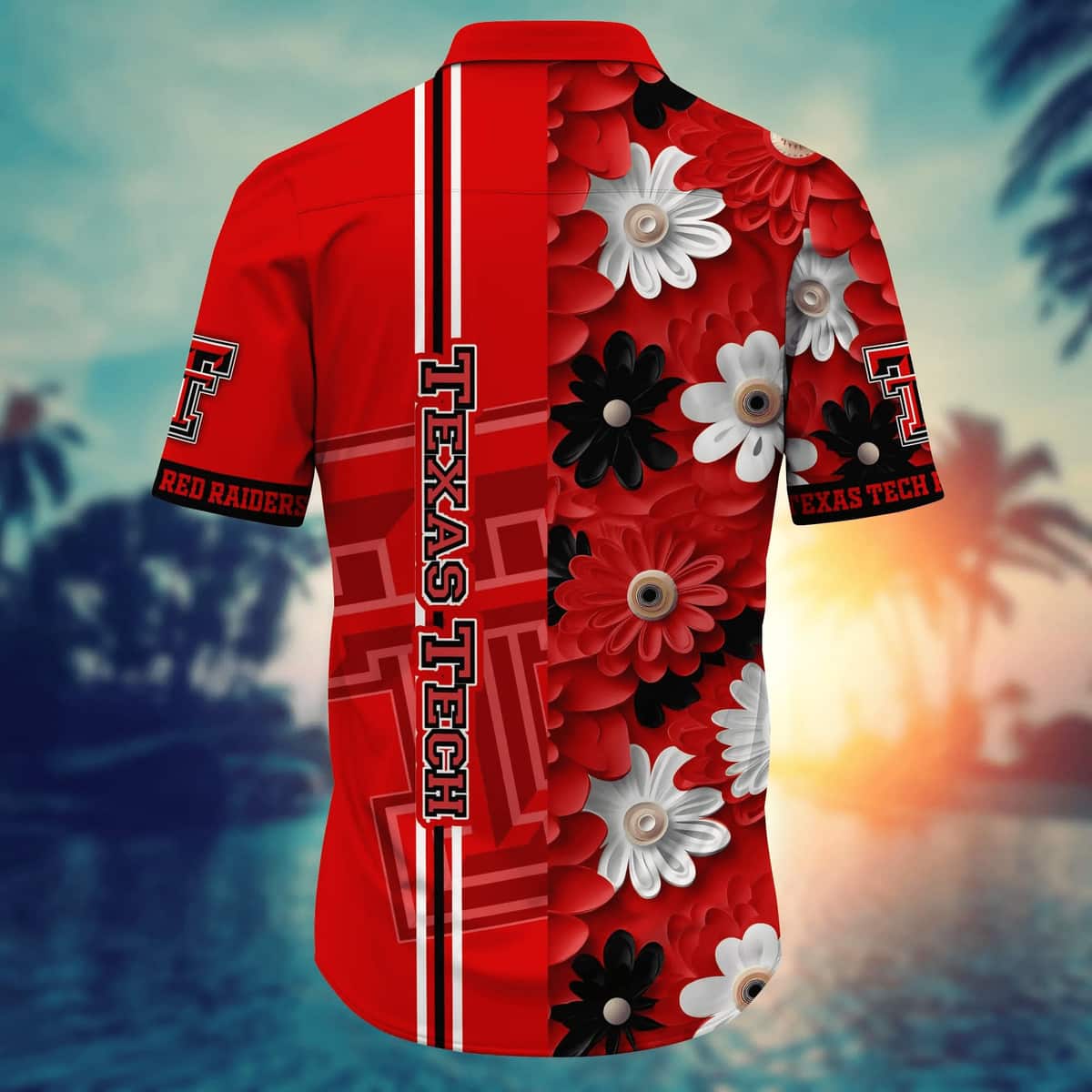 Texas Tech Red Raiders NCAA Hawaiian Shirt Gift For Beach Lovers Texas Tech Red Raiders NCAA Hawaiian Shirt Gift For Beach Lovers