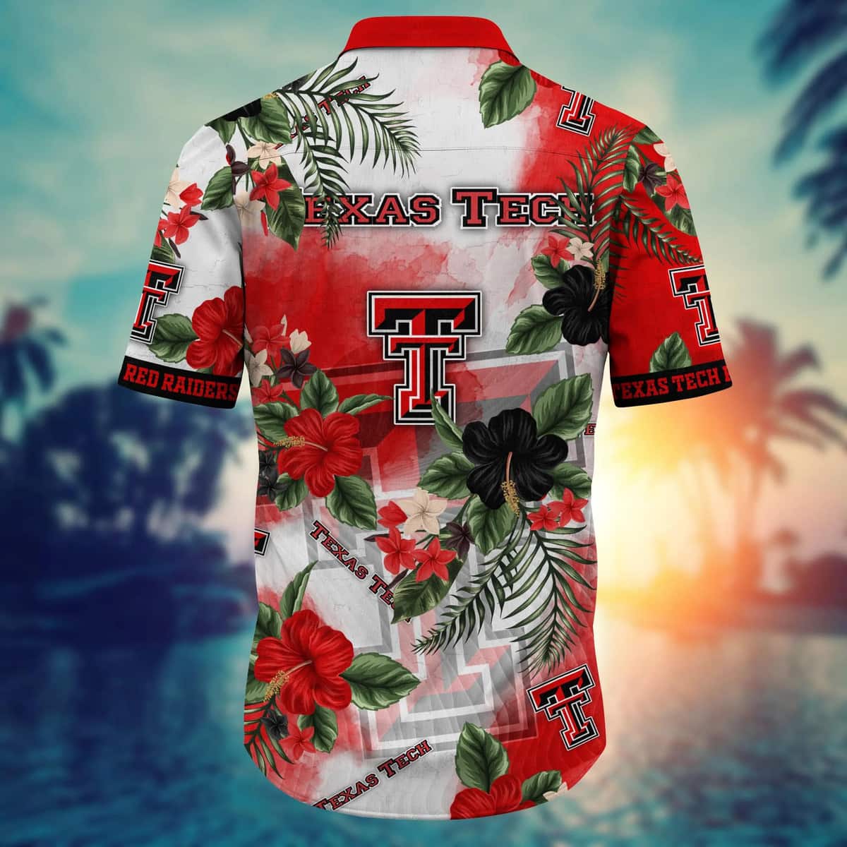 Texas Tech Red Raiders NCAA Hawaiian Shirt Trendy Summer Gift Texas Tech Red Raiders NCAA Hawaiian Shirt Trendy Summer Gift