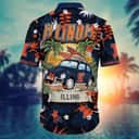 Illinois Fighting Illini NCAA Hawaiian Shirt Beach Gift For Friend Illinois Fighting Illini NCAA Hawaiian Shirt Beach Gift For Friend