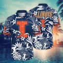 Illinois Fighting Illini NCAA Hawaiian Shirt Summer Beach Gift Illinois Fighting Illini NCAA Hawaiian Shirt Summer Beach Gift